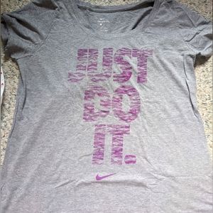 Nike Just Do It scoop neck tee